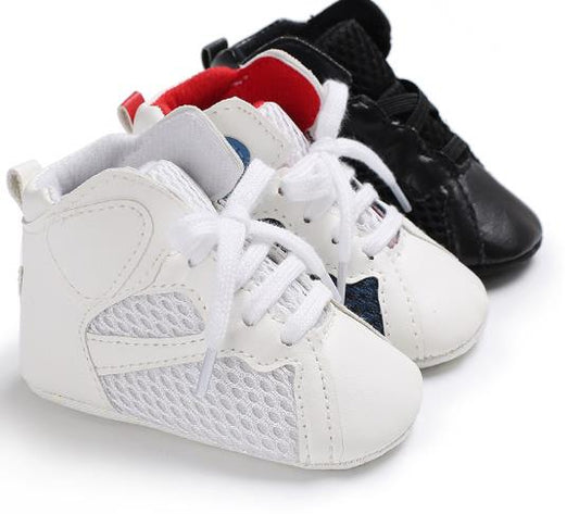 New mid-cut casual shoes for boys and girls baby toddler shoes soft sole shoes 0-1 years old