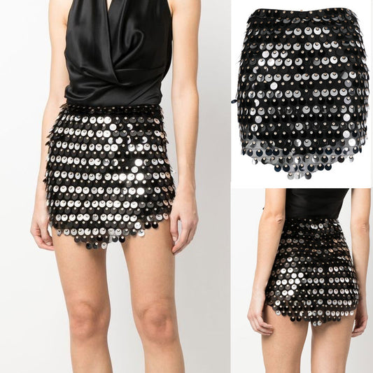 Europe and the United States Amazon cross-border hot hot girl ultra-short sexy beaded skirt