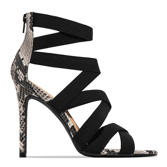 Female Shoe Buckle Summer High-heeled Sandal for Women High Heel Girls Comfort New Fashion Strap Peep Toe Open Shoes