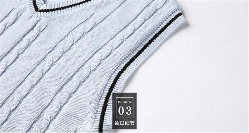 Maglione di Modo Degli Uomini Senza Maniche Lavorato A Maglia la Maglia Maschio Con Scollo A V Pullover Giacca Maschile Sottile Solido Casual Mens di Lana Maglie e Maglioni Maglia