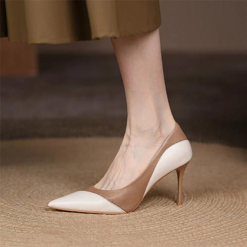 Bonn Women's High Heel Leather Pumps