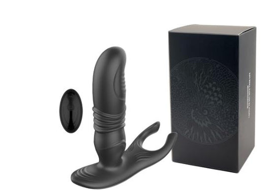 Male vibrator with back and forth and KEY remote control