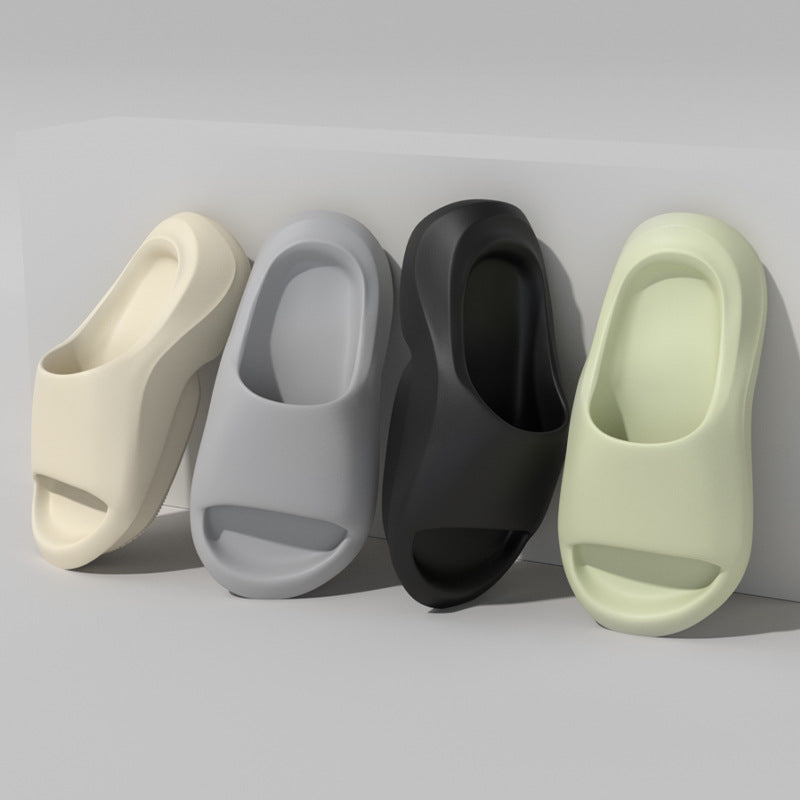 Men's Outside Comfortable Soft slippers Non-slip Home Shoes EVA High Quality Thick Sole Slides Women's Platform Slippers Homme