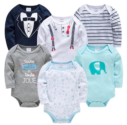 6 x Long Sleeve Bodysuit Package