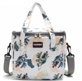 7L Thermal Food Picnic Lunch Bags Cooler Box Portable Multifunction - Standard - Flower - Flower